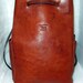 PELLETTERIA TORO FIRENZE GRAIN ITALIAN LEATHER XLRG DRAWSTRING BAG HOBO BACKPACK