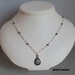 Victorian Charmer Hematite & Enamel Necklace