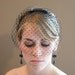 Black Short Blusher Birdcage Veil English Netting On Comb