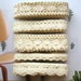 Cotton Lace Fabric Trim - Beige Cream Floral Crochet Scallop Cotton Lace Ribbon Trim Set 5 Designs Set 10 Meters LAST SET