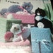 Cat Tissue Box Plastic Canvas Pattern Kitty Covers Tissue Box Cover Leisure Arts 1417 Plastic Canvas Pattern Leaflet