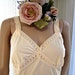 Vintage Slip Full Slip Nightie Slip dress Nude color Size 38
