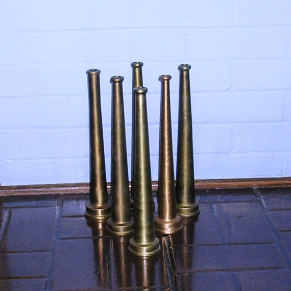 Antique Vintage Fire Hose Nozzle Nozzles Brass Fire Hose