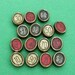 Vintage Antique Glass Cash Register Key Keys Numbered Oval Cash Register Key Keys Steampunk Jewelry DIY Jewelry