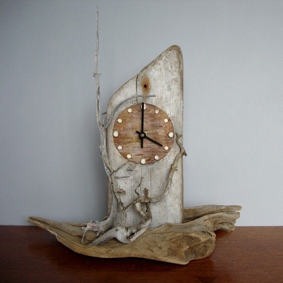Driftwood Clock