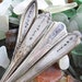 Herb Stakes - Vintage Silverware Garden Markers - Garden Stampings - Herb Markers