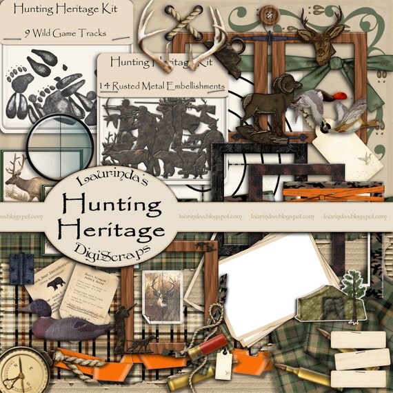 Hunting Heritage Digital Scrapbook Kit