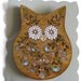 Hand Painted Owl Magnet