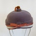 RESERVED Vintage ladies hat velvet organ grinder's monkey or bellhop style by Lynne Brooke tassel and bow