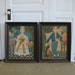 PAIR of Funky, Unique, Wacky Framed Art
