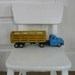 Metal Toy Truck Industrial Blue Children Boy Litho Linemar Stake Vintage
