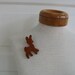 Vintage Brooch Pin Jewelry Deer Wood Animal Accessories