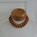 Vintage Necklace Jewelry Wood Bead Long Choker