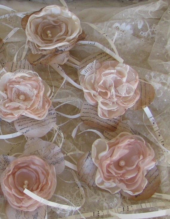 Fabric Flowers for Wedding Decorations Custom Order any Color