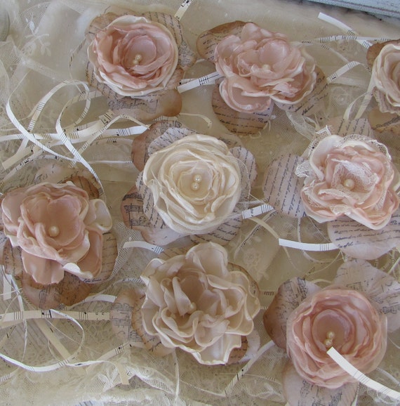 Fabric Flowers for Wedding Decorations Custom Order any Color