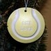 ONE LOVE Tennis Ball Ornament