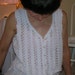 White Women's Romantic Crocheted Lacy White Vest