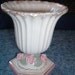 Vintage Porcelain Bond Ware L&M Small Vase Shabby Chic White Pink Gold Green