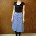 Snappy - Vintage Denim Skirt - 70's - S