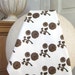 Giant Acorn Caps fat quarter fabric sample