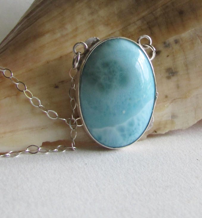 Larimar Necklace Larimar Jewelry Dominican Republic