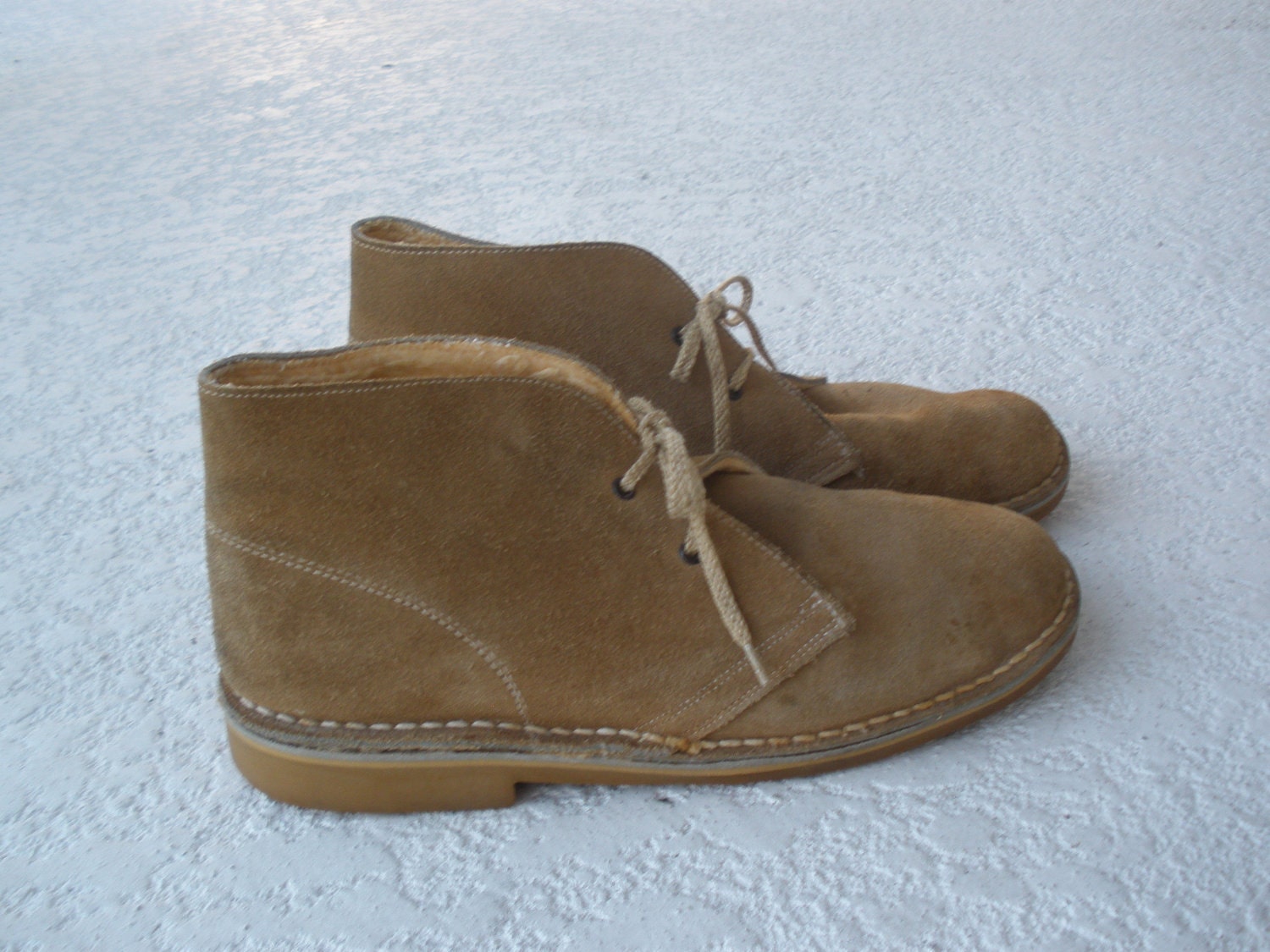 Vintage brown chukka boots size 9 women size 7 5 men desert