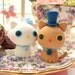 LOVE ANGELS Wedding Cake Topper-love kitty,love cat with stump