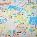 Retro Route 66 Fabric By the Yard