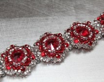 Unique rivoli bracelet related items | Etsy