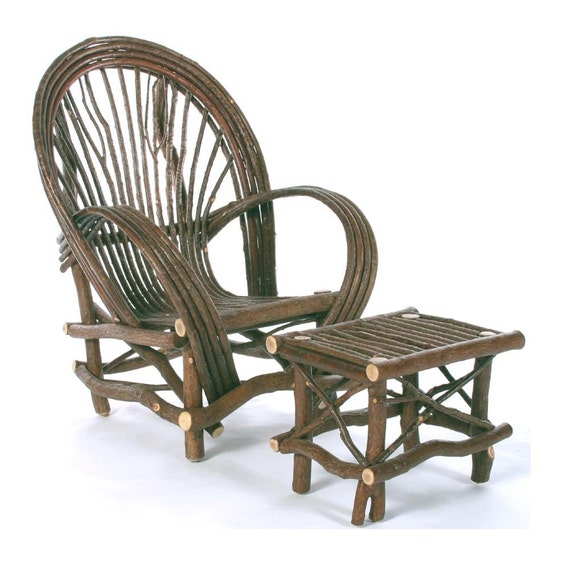 Rustic Fan Chair of Bent Willow