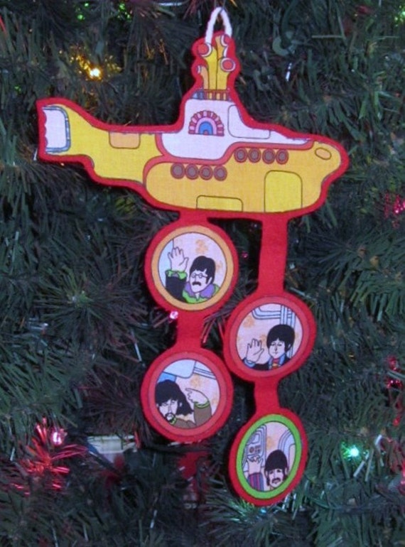 The Beatles Yellow Submarine Christmas Ornament not a
