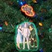 Upcycled Christmas Ornament Set Made With the Wizard of Oz Fabric