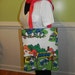Tote Made With Vintage Smurf Bed Sheet