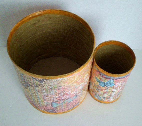 Upcycled Can Toilet Paper Holder with Air Freshener Caddy