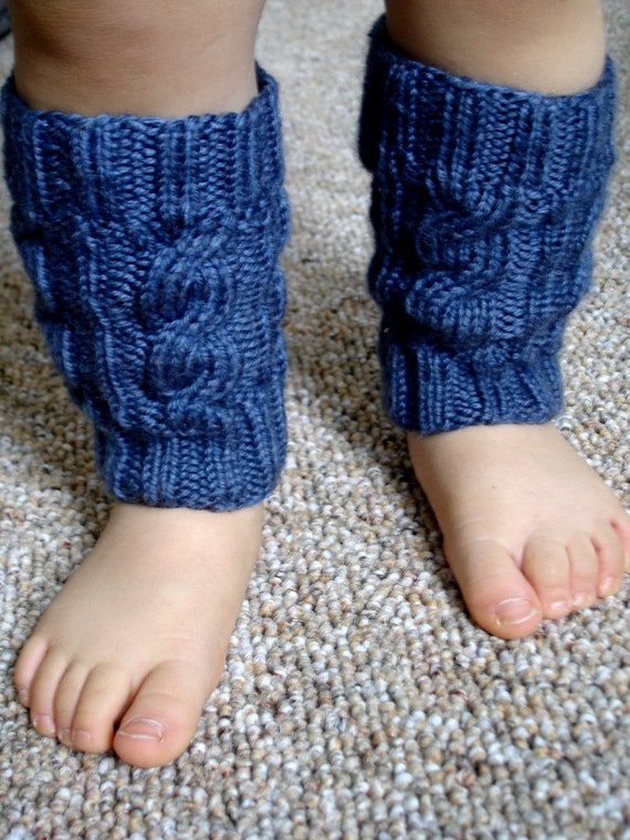 Denim Baby Leg Warmers