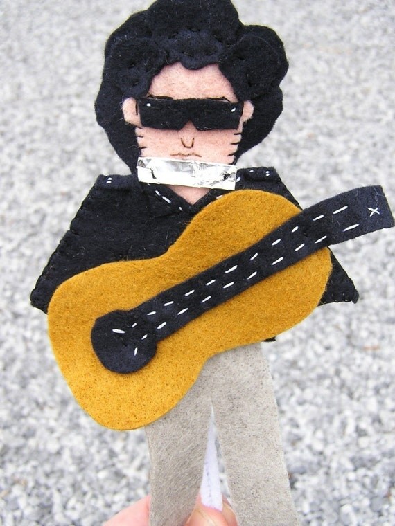 Bob Dylan Felt Finger Puppet