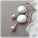 ANNIVERSARY SALE - Petal Pink Pearl Drop Earrings - 30 Percent Off
