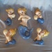 Reserved for Retrocall Vintage Pocelain Mermaid Wall Plaques Kitchsy 1950's Fun