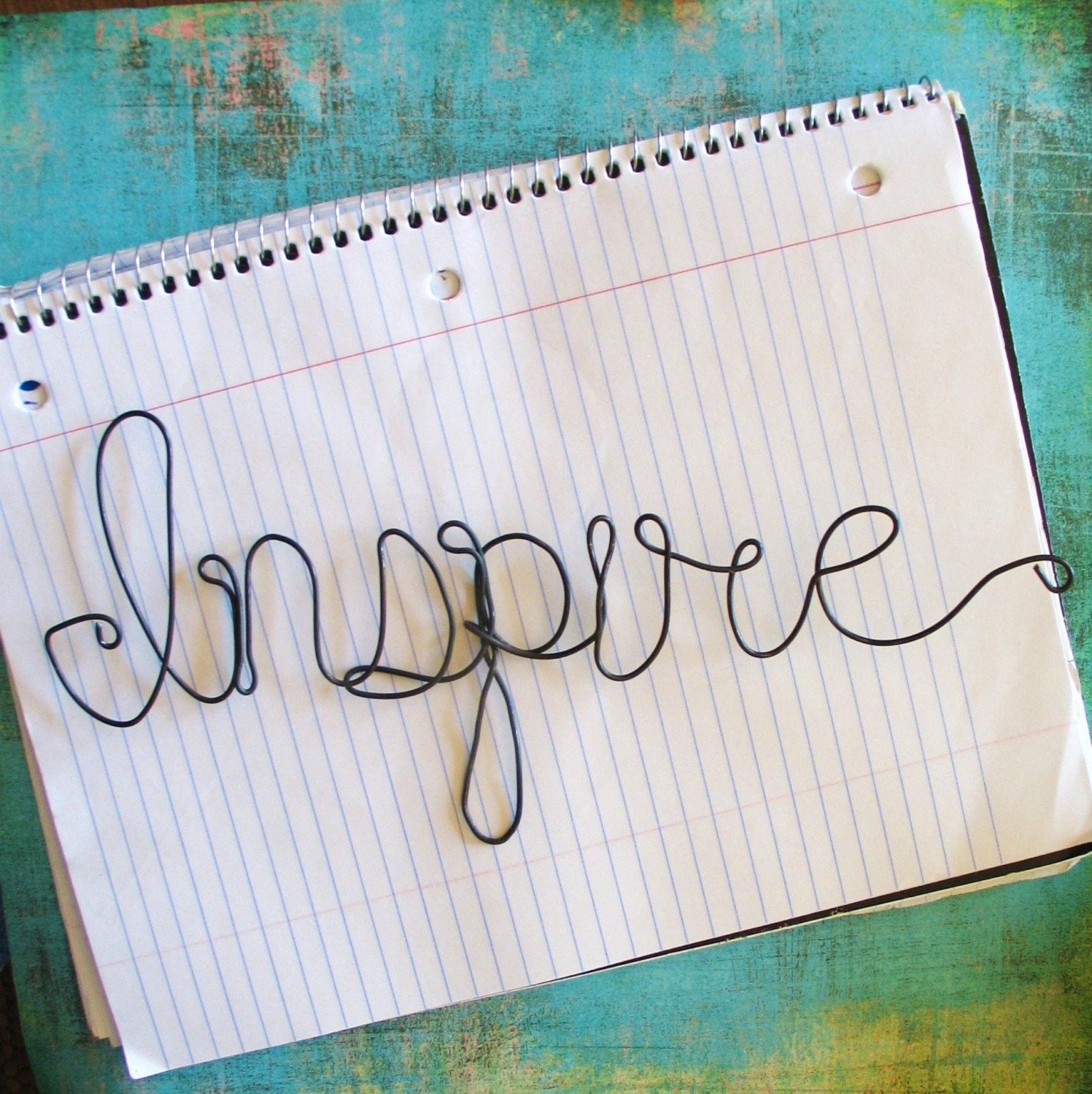 Inspire Wire Word Embellishment