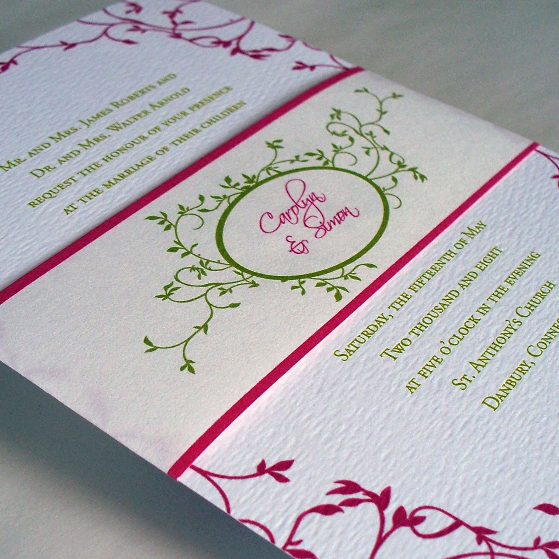 Garden Wedding Invitations 6