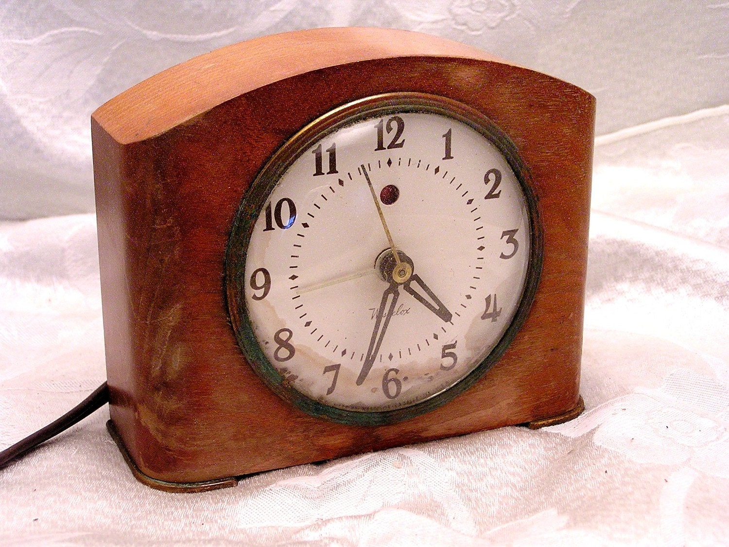 Antique Westclox Electric Clock. Works Great. by luvintage on Etsy