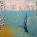 Pink Sky, Original oil painting on wood