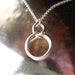 My Sister, My Friend - Intertwined Silver Links Necklace - with Poem Note Card