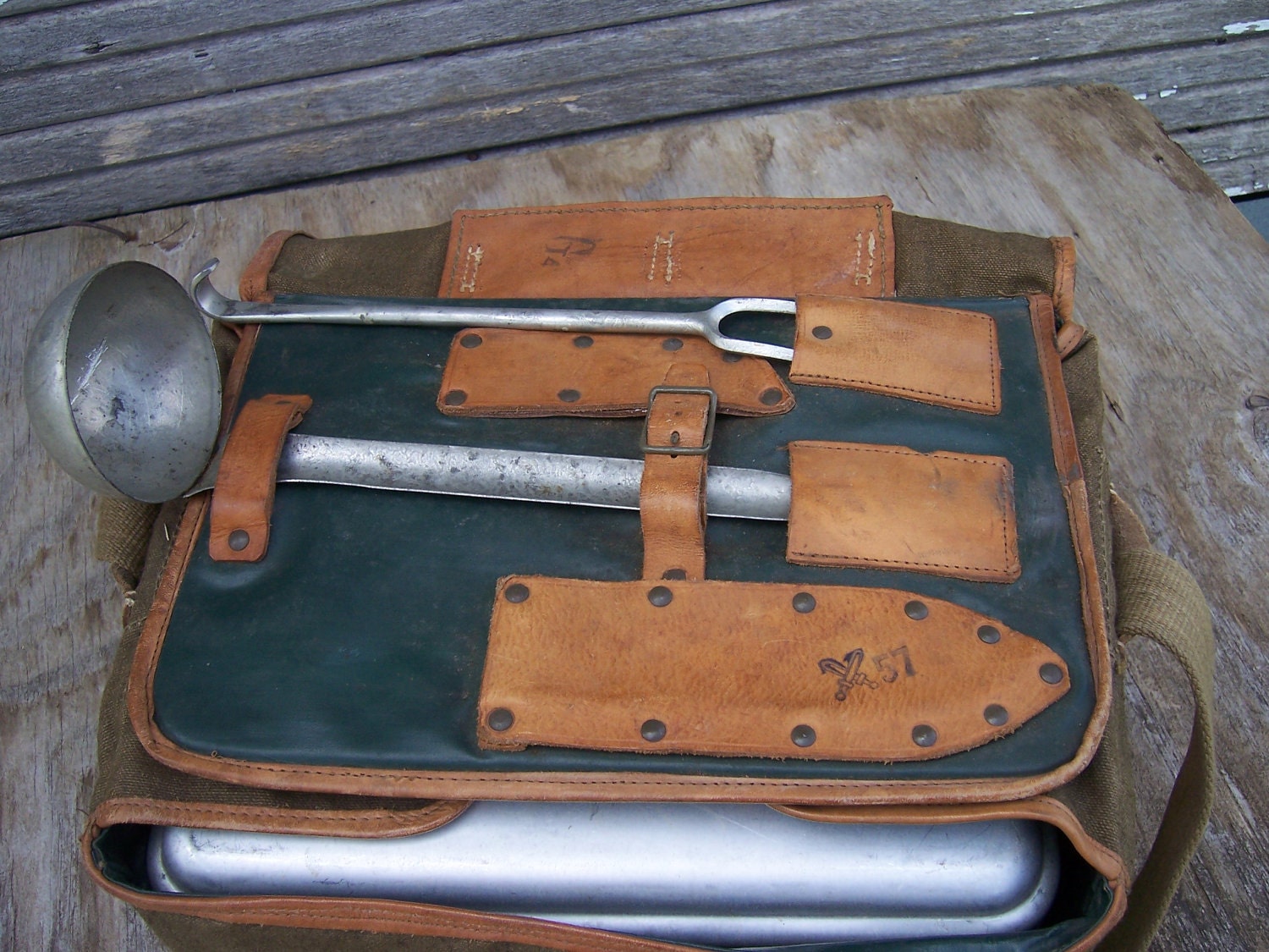 Vintage Czech Field Kitchen Set Camping Mess Kit WWII