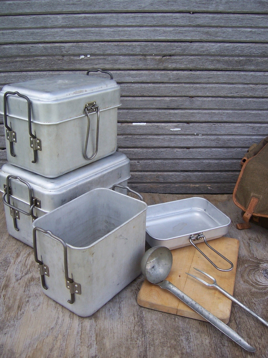Vintage Czech Field Kitchen Set Camping Mess Kit WWII