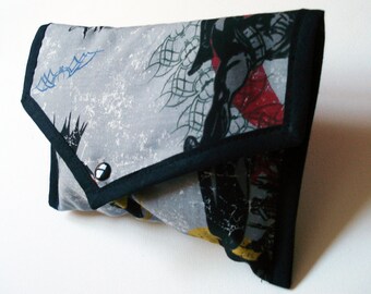 Grey Batman Pouch - Made to Order - Kezbirdie