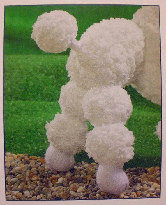 ALAN DART Sirdar Poodle Dog Toy Knitting Pattern by ...