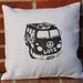 Volkswagon Hippy Van Pillow Flower Power Teens Girls Under 25 dollars