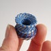 Basket Horsehair Blue and Purple