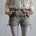Later, Hosen ... Vintage Lederhosen Suede Hot Pants
